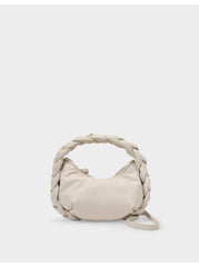 Braided Handle Padded Handbag - Kelly Obi New York