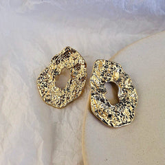 Circle Hollow Earrings - Kelly Obi New York