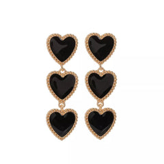 Classic Hearts Earrings - Kelly Obi New York