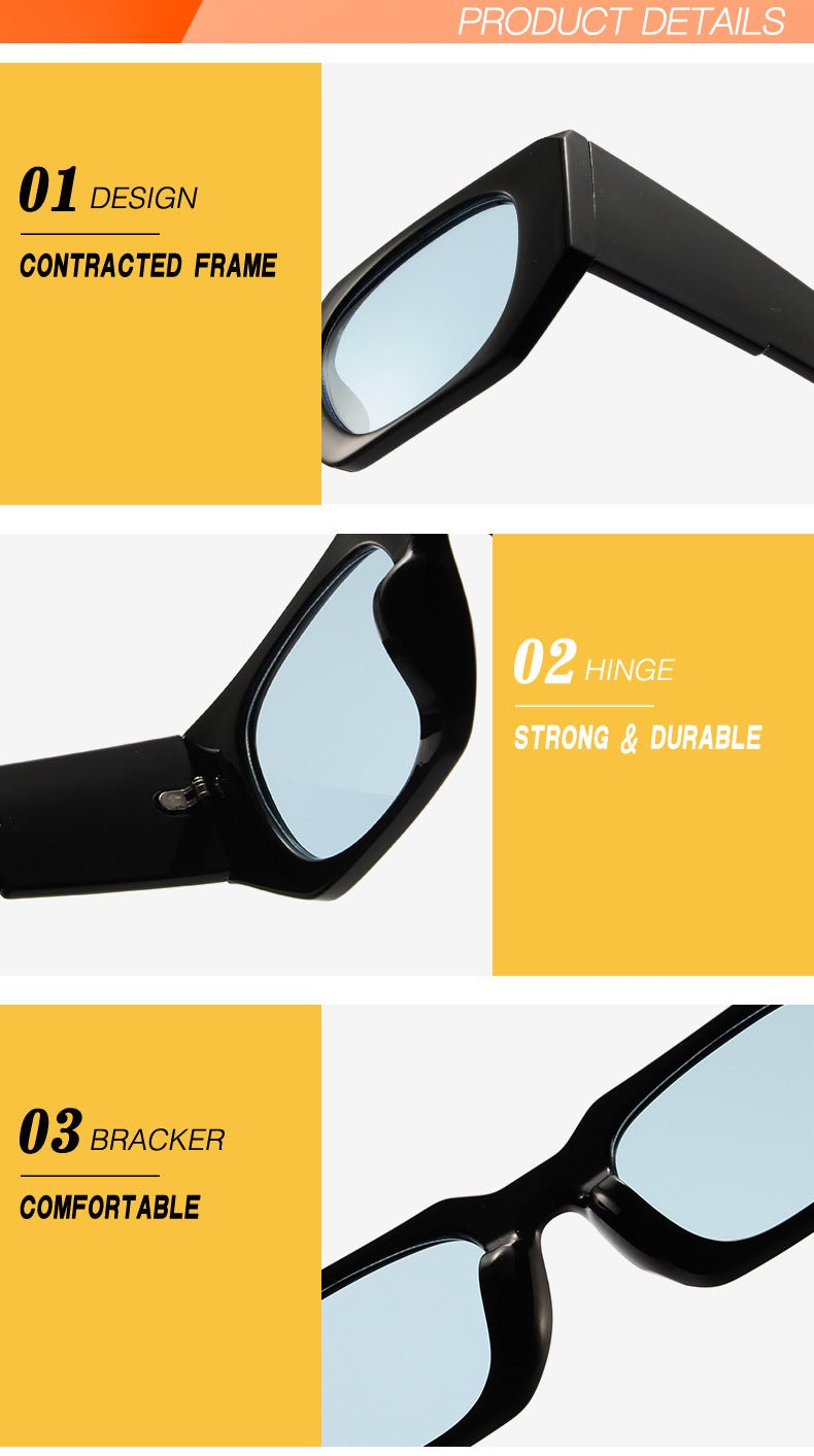 Colored Lens Full Frame Sunglasses - Kelly Obi New York