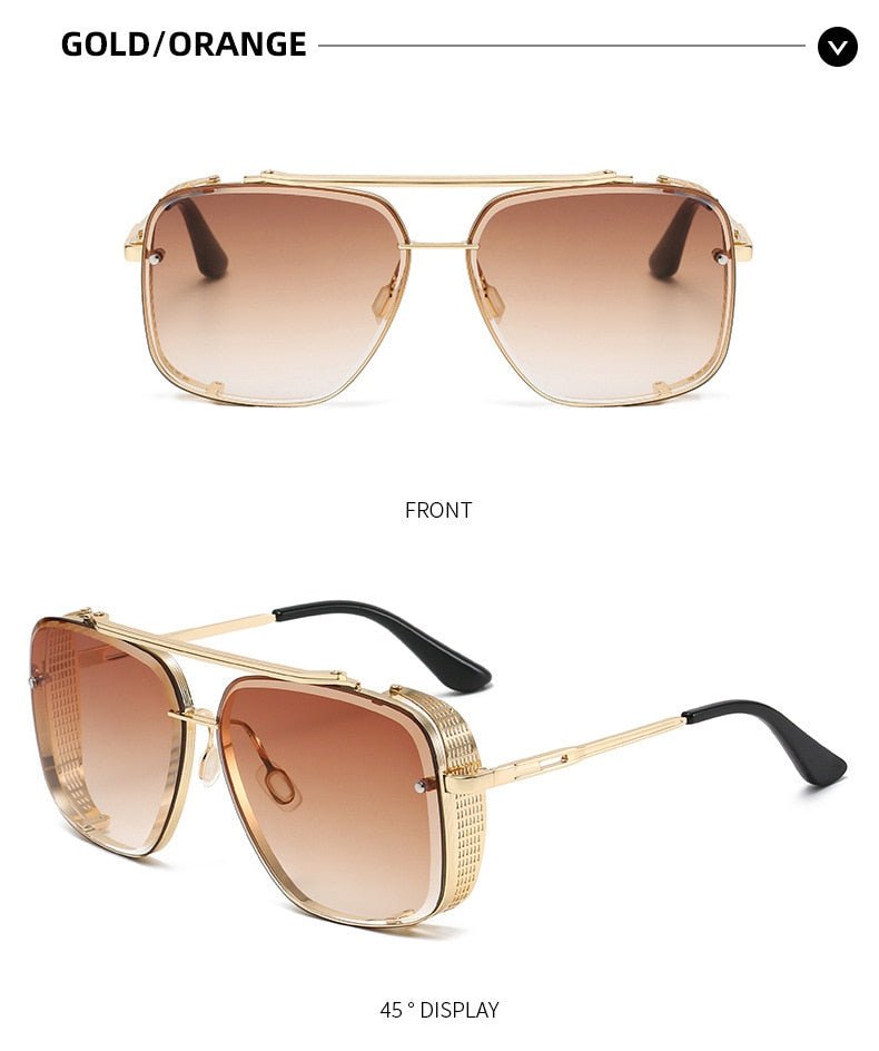 Double Beam Metal Sunglasses - Kelly Obi New York