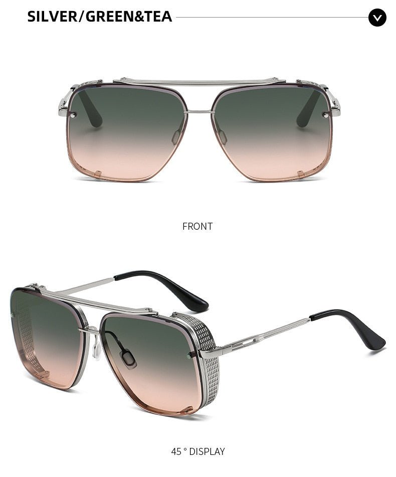 Double Beam Metal Sunglasses - Kelly Obi New York