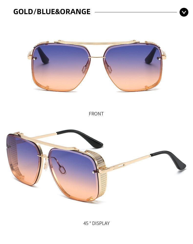 Double Beam Metal Sunglasses - Kelly Obi New York