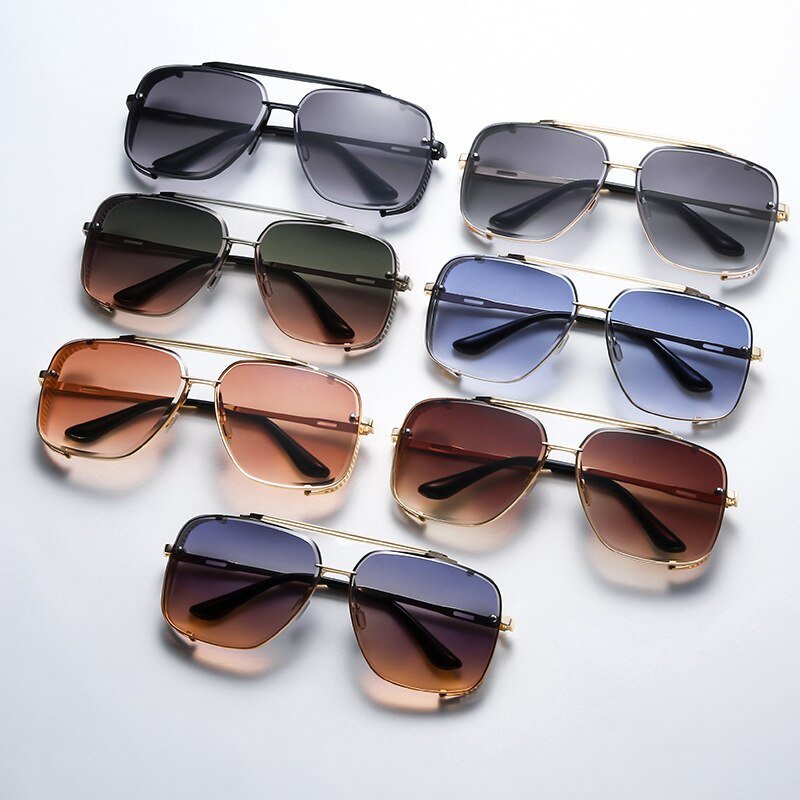 Double Beam Metal Sunglasses - Kelly Obi New York