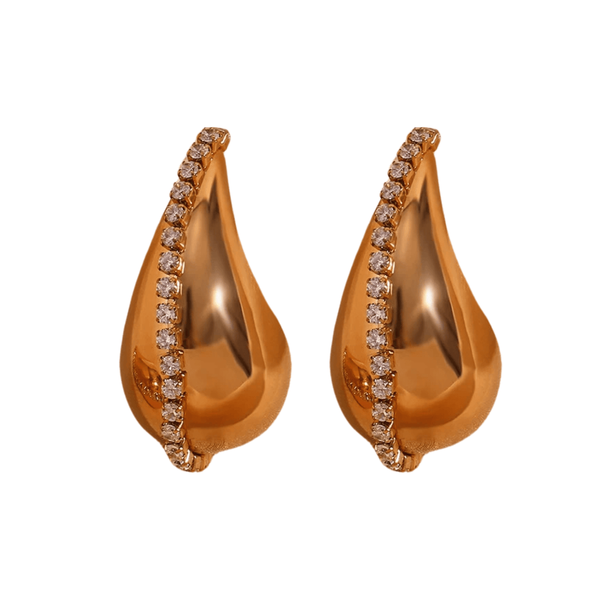 Droplet Stud Hypoallergenic Earrings - Kelly Obi New York