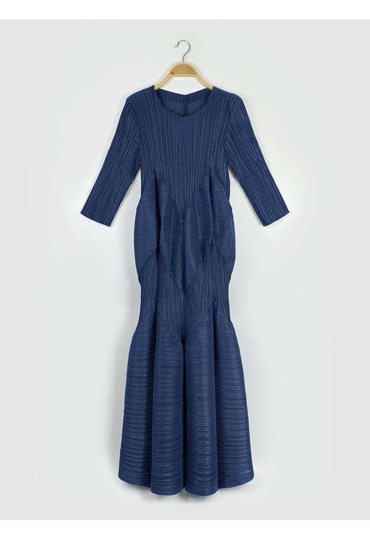 Eleganza Pleated Dress - Final Sale - Kelly Obi New York