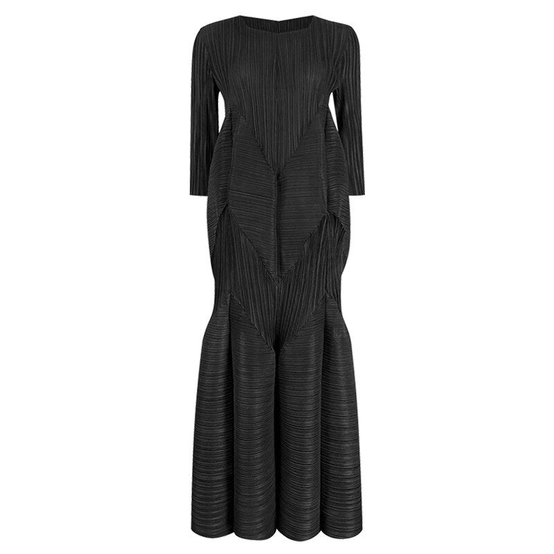 Eleganza Pleated Dress - Final Sale - Kelly Obi New York