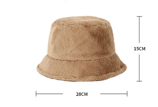 Faux Fur Cotton-Lined Bucket Hat - Kelly Obi New York