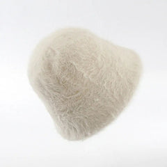 Faux Rabbit Fur Fisherman Hat - Kelly Obi New York