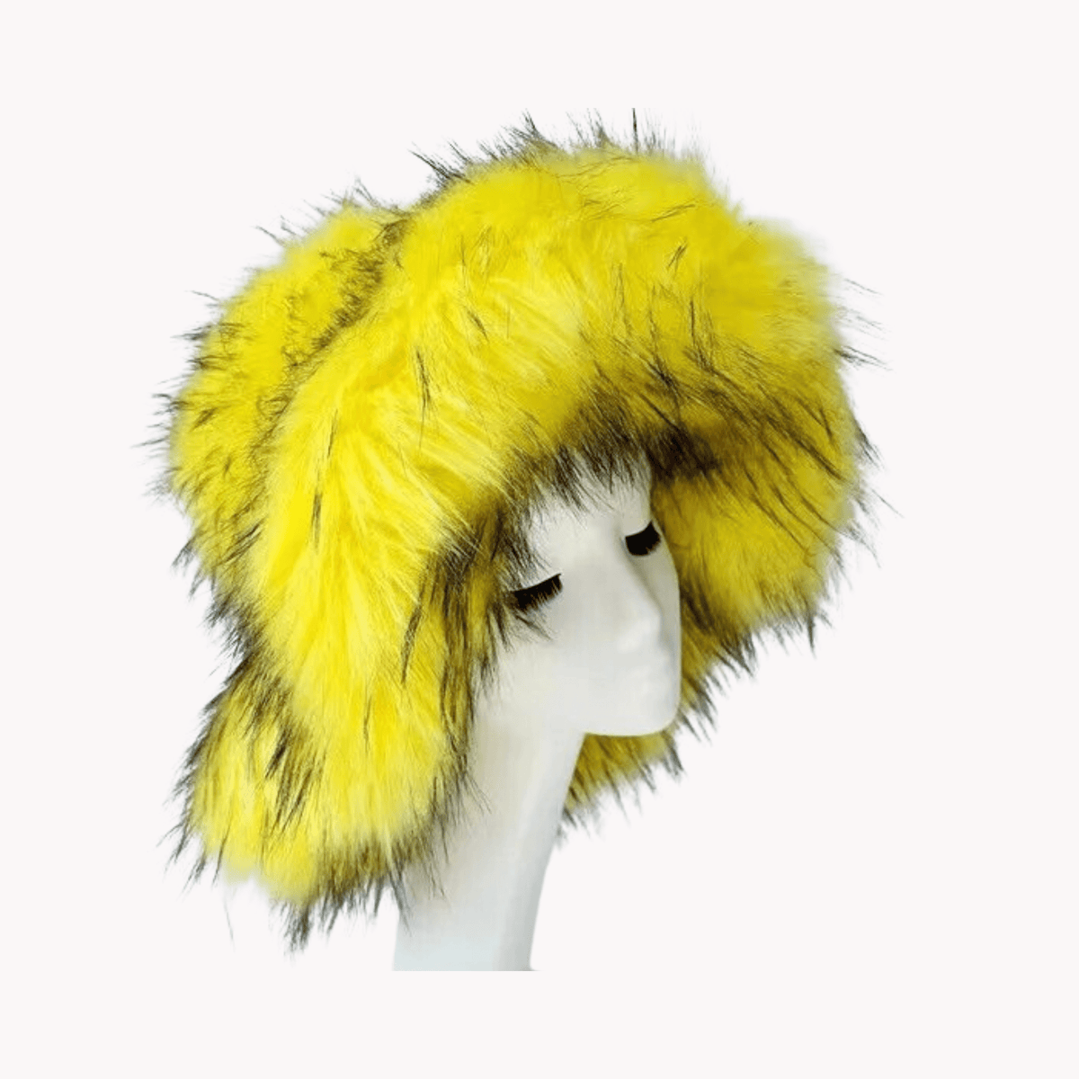 Fluffy Faux Fur Bucket Hat - Kelly Obi New York