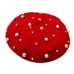 French Pearl Beret Hat - Kelly Obi New York