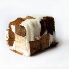 Furry Cow Box Bag - Kelly Obi New York