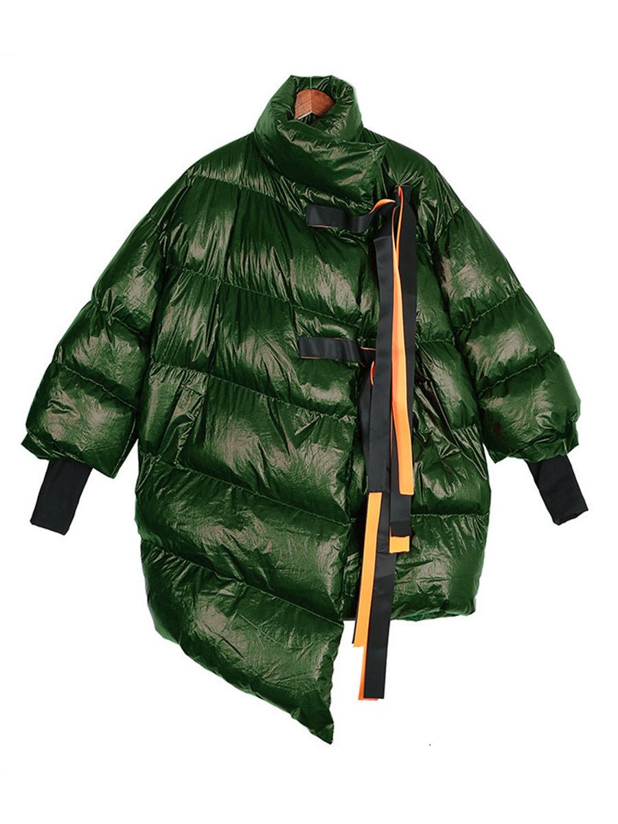 Glossy Quilted Winter Jacket - Kelly Obi New York