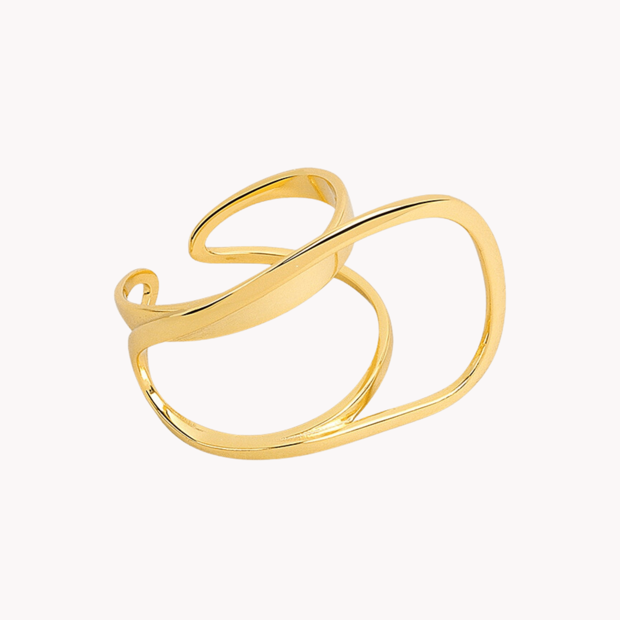 Glossy Swirl Resizable Ring - Kelly Obi New York