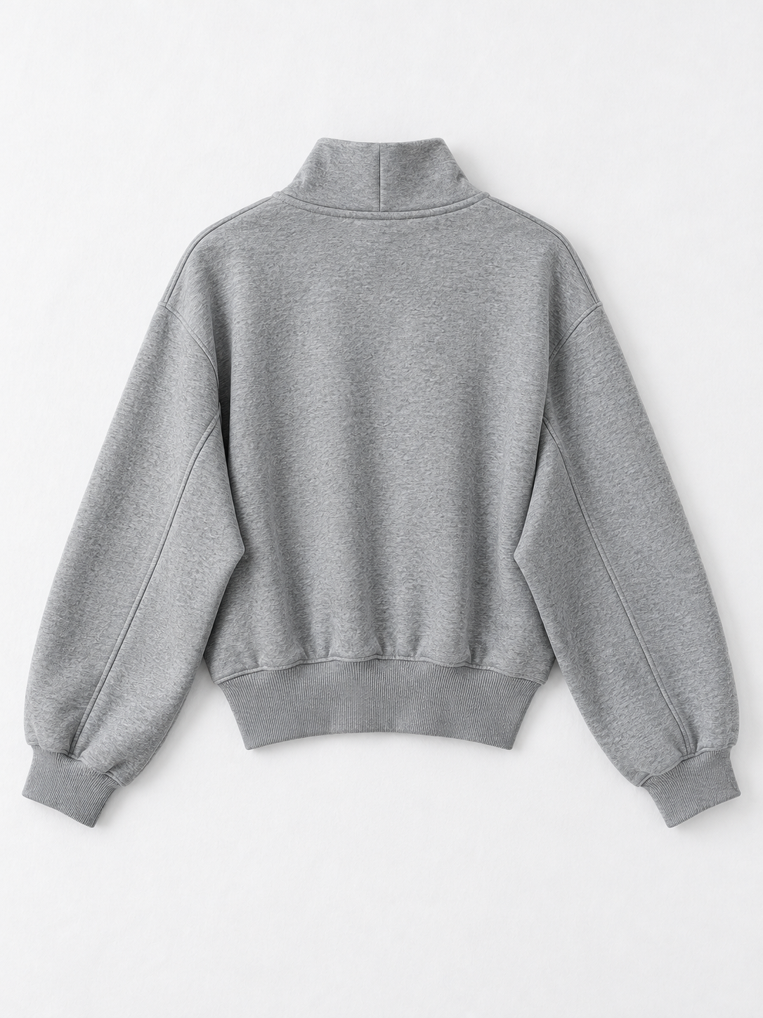 Half-Zip Sculpted Sweatshirt
