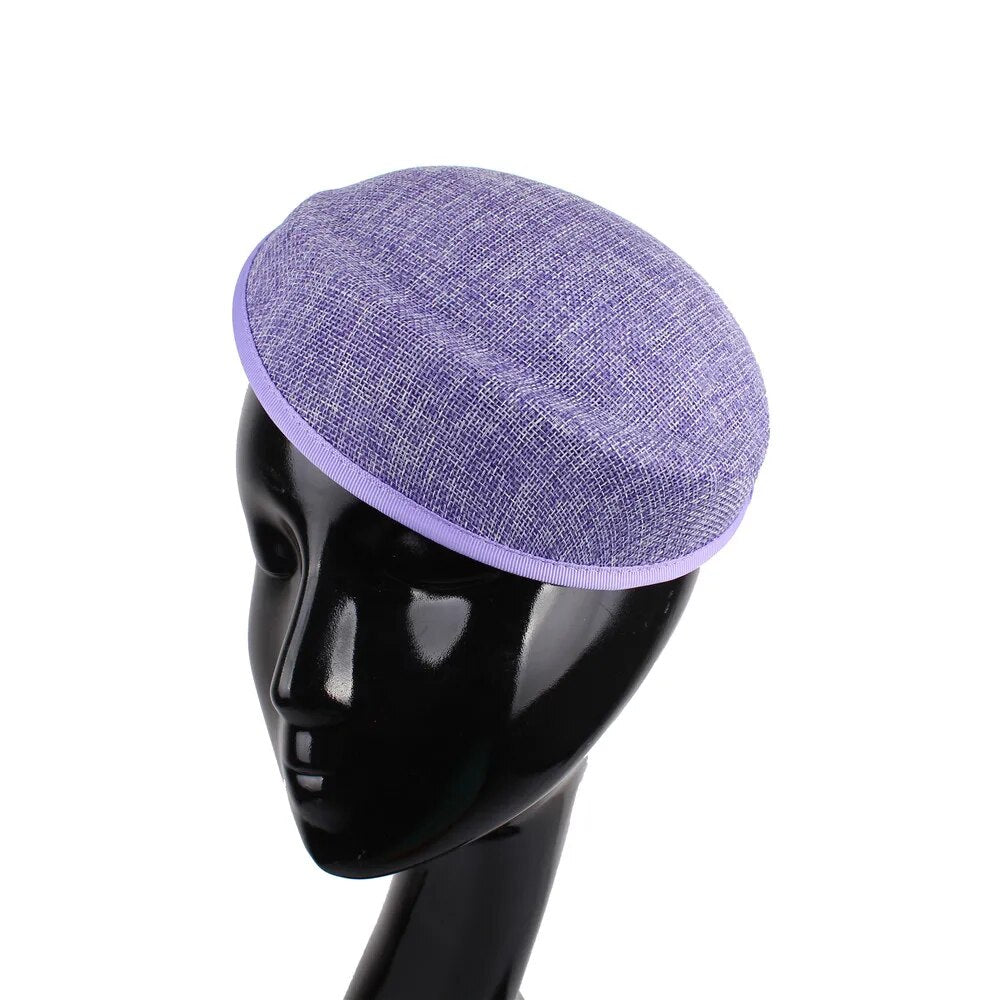 Imitation Sinamay Brimless Hat - Kelly Obi New York