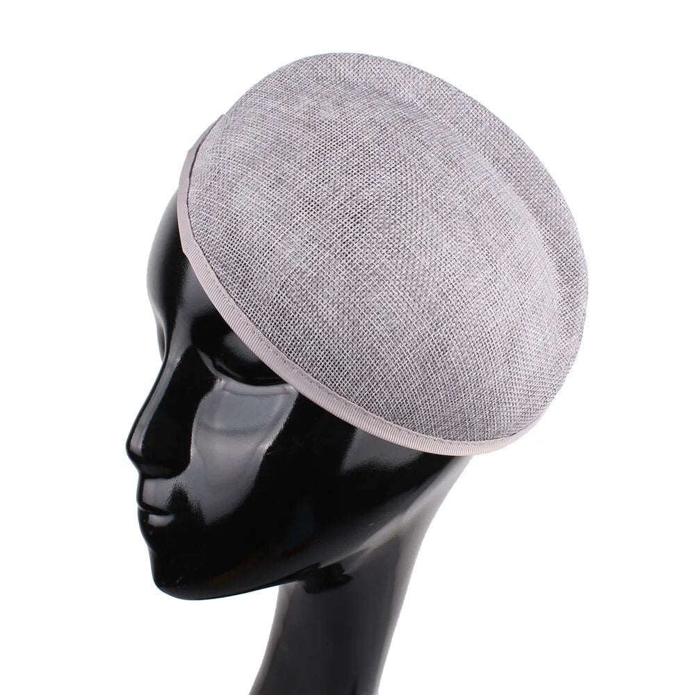 Imitation Sinamay Brimless Hat - Kelly Obi New York