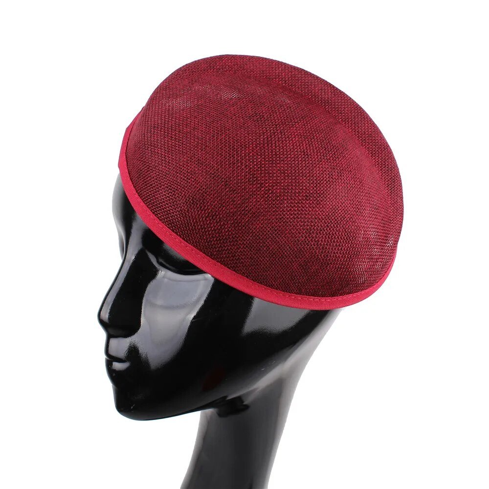 Imitation Sinamay Brimless Hat - Kelly Obi New York