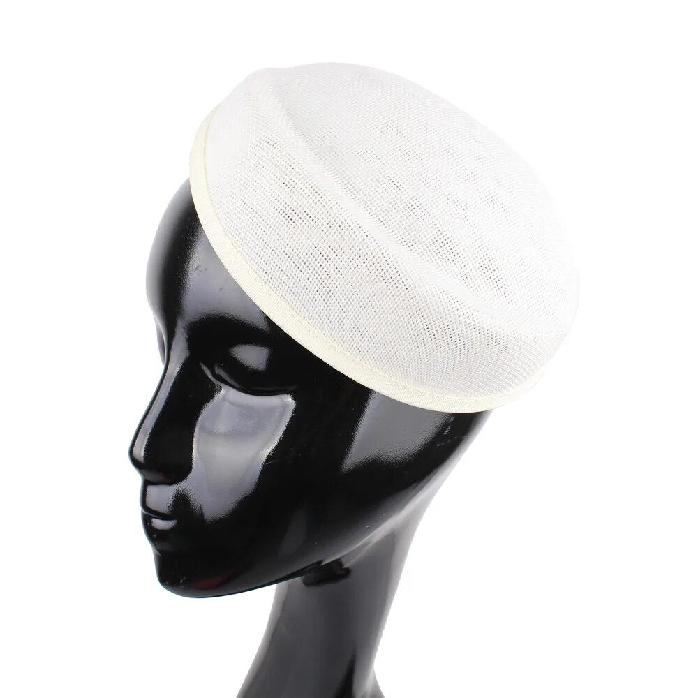 Imitation Sinamay Brimless Hat - Kelly Obi New York