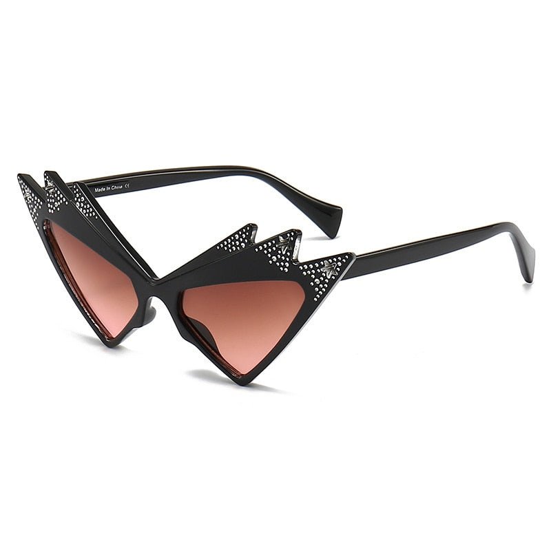 Irregular Butterfly Cat Eye Sunglasses - Kelly Obi New York