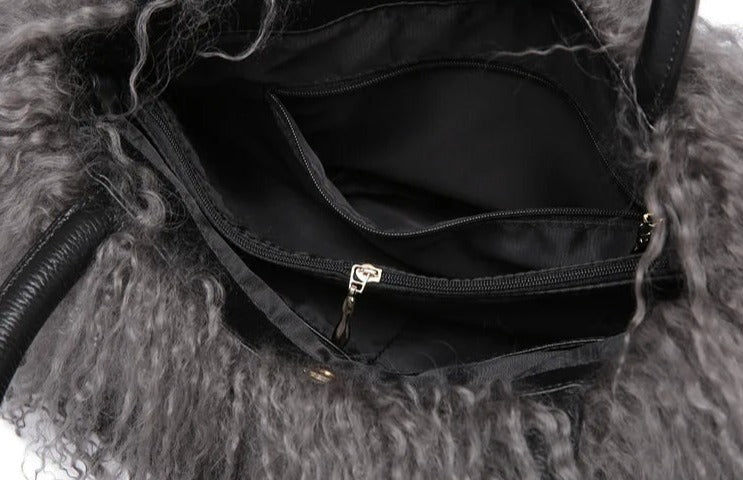 Large Capacity Fur Bag - Kelly Obi New York