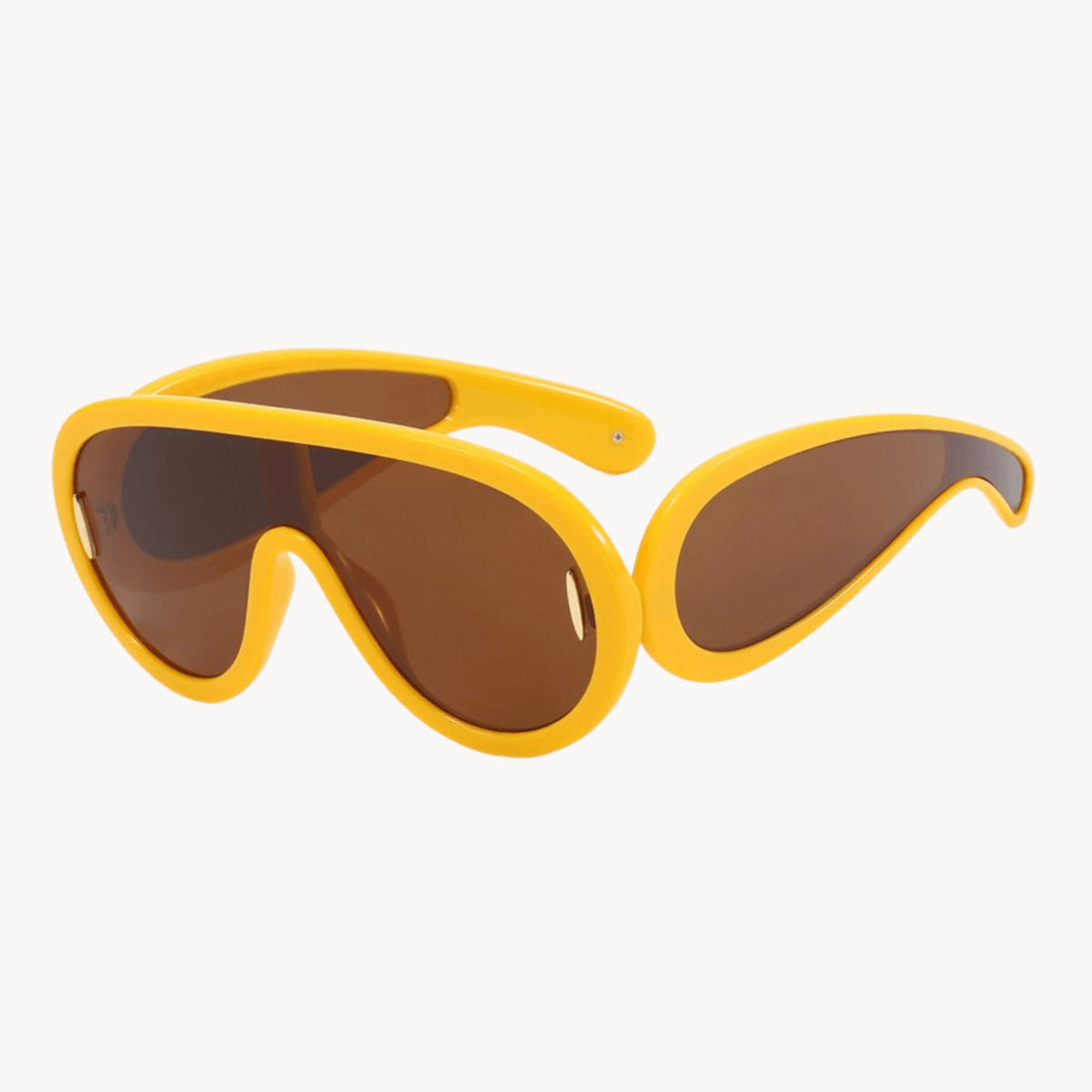 Large Frame Futuristic Sunglasses - Kelly Obi New York