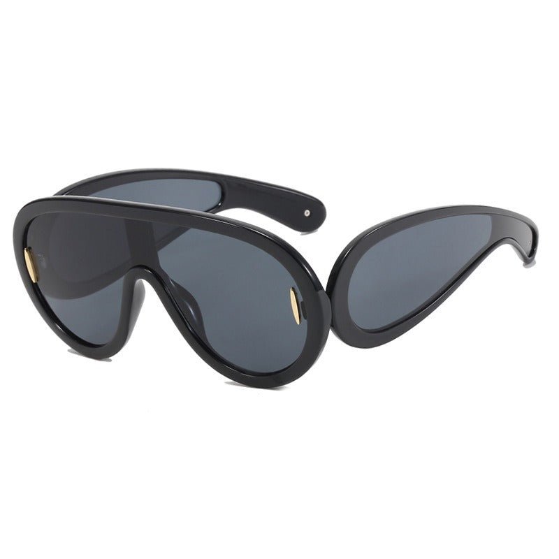 Large Frame Futuristic Sunglasses - Kelly Obi New York