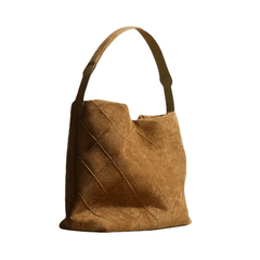 Lattice Suede Tote Bag - Kelly Obi New York