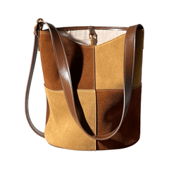 Leather 2-Piece Bucket Bag - Kelly Obi New York