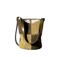 Leather 2-Piece Bucket Bag - Kelly Obi New York