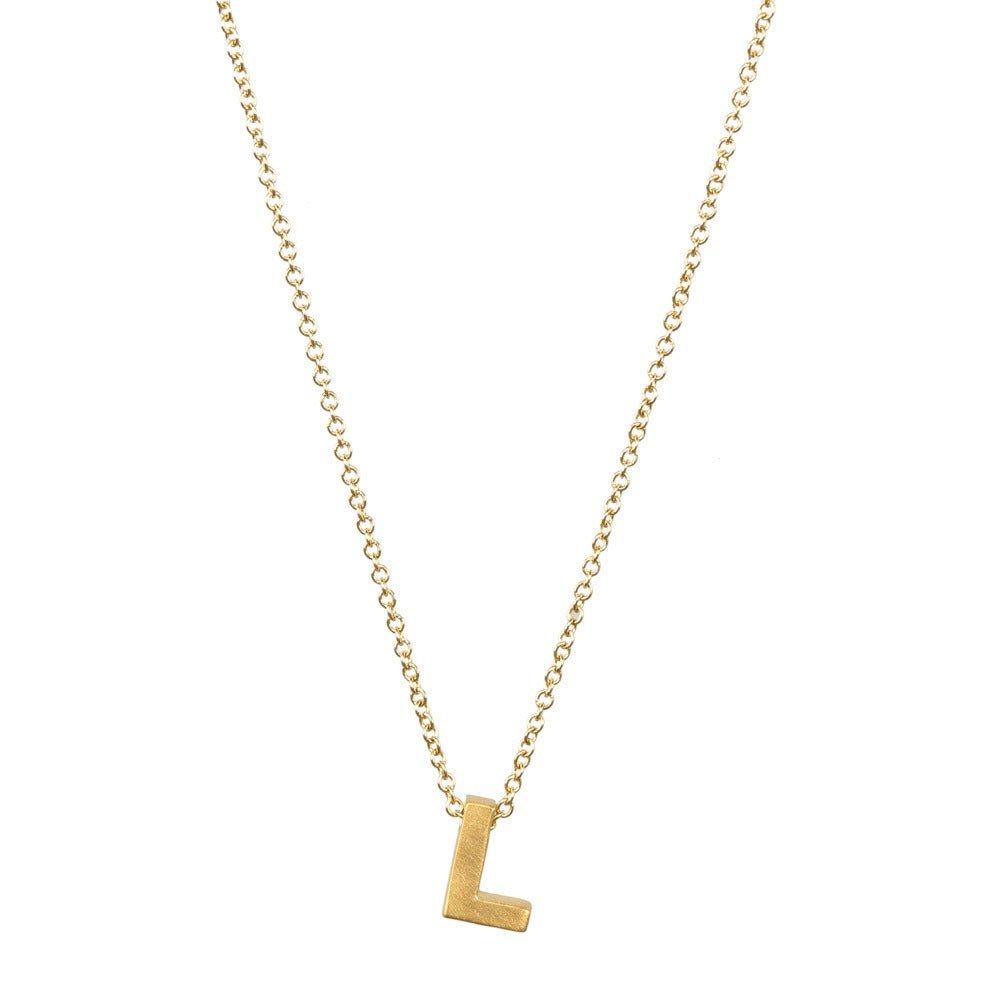 Letter Pendant Necklace - Kelly Obi New York