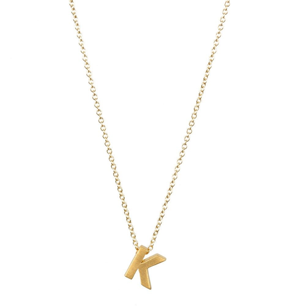 Letter Pendant Necklace - Kelly Obi New York