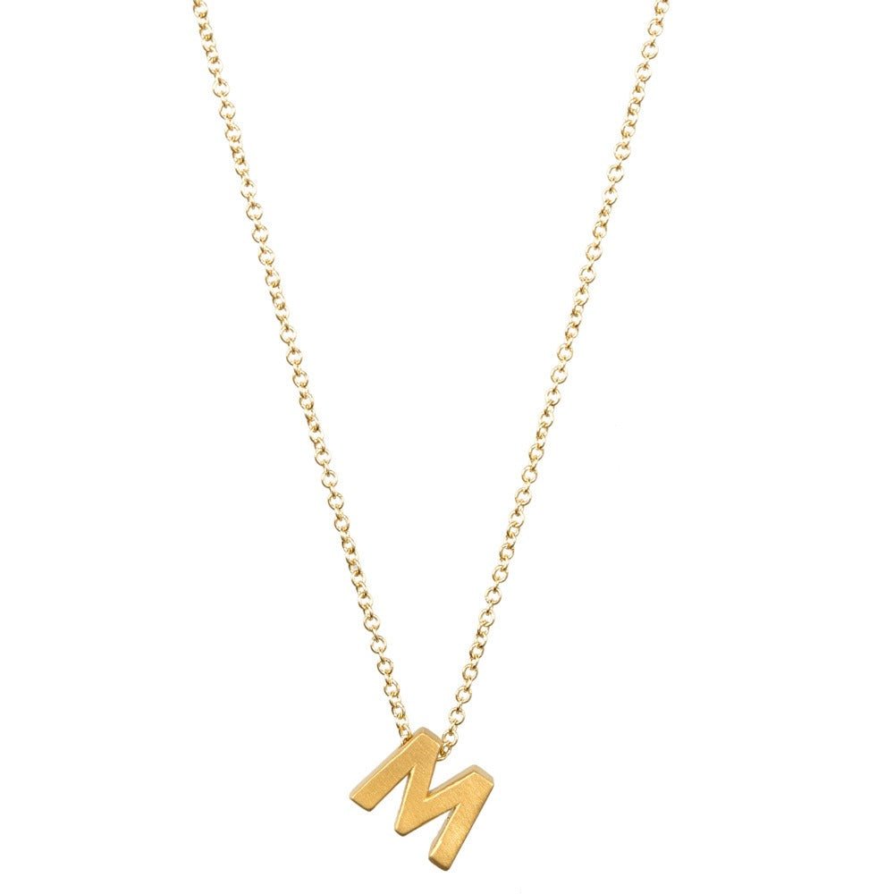 Letter Pendant Necklace - Kelly Obi New York