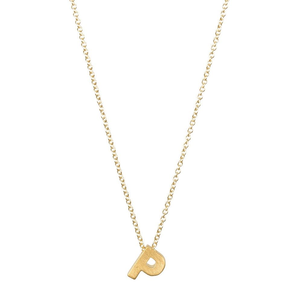 Letter Pendant Necklace - Kelly Obi New York