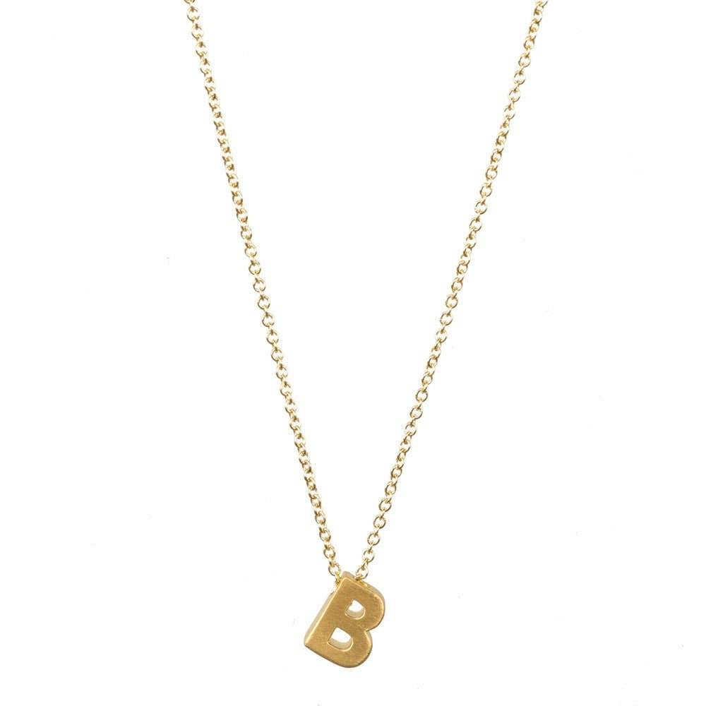 Letter Pendant Necklace - Kelly Obi New York