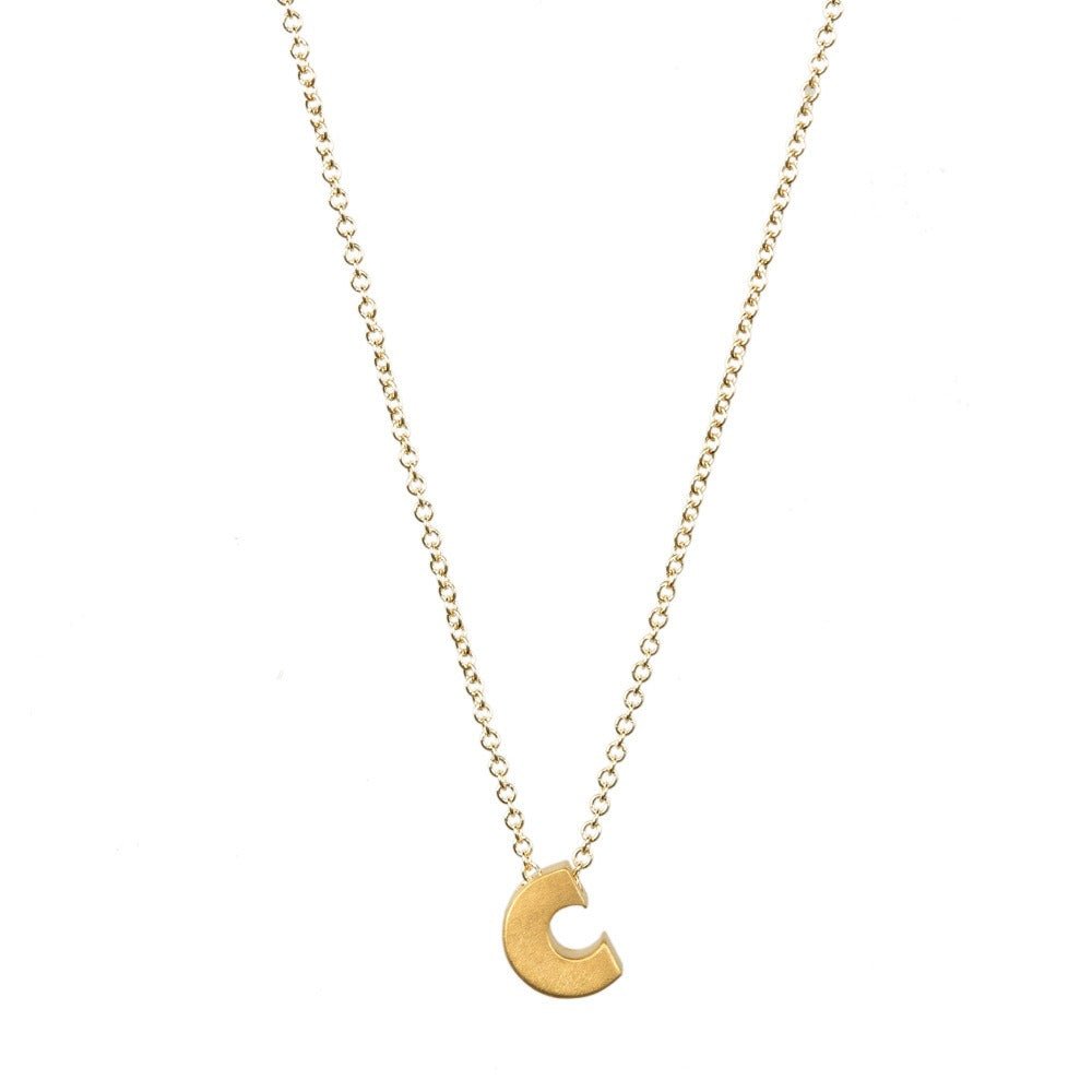 Letter Pendant Necklace - Kelly Obi New York