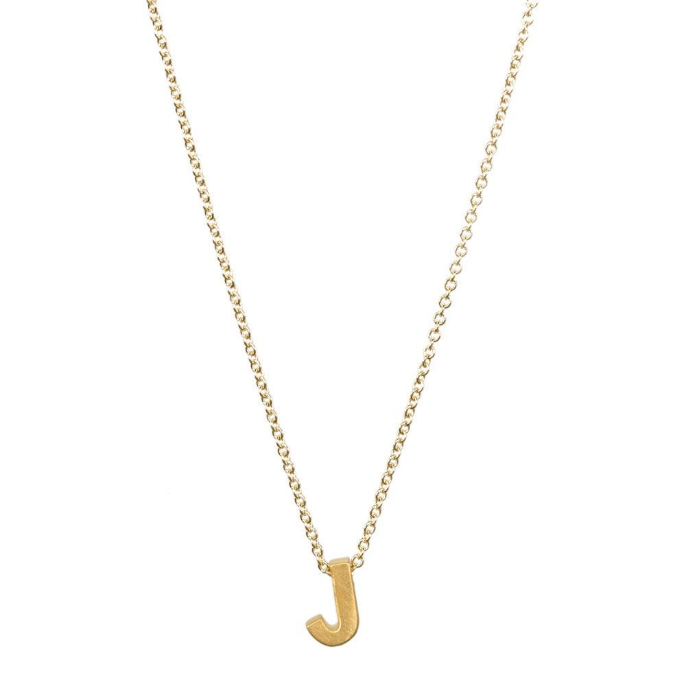 Letter Pendant Necklace - Kelly Obi New York