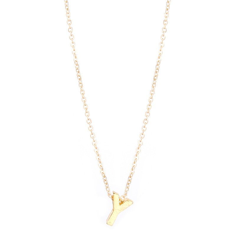 Letter Pendant Necklace - Kelly Obi New York