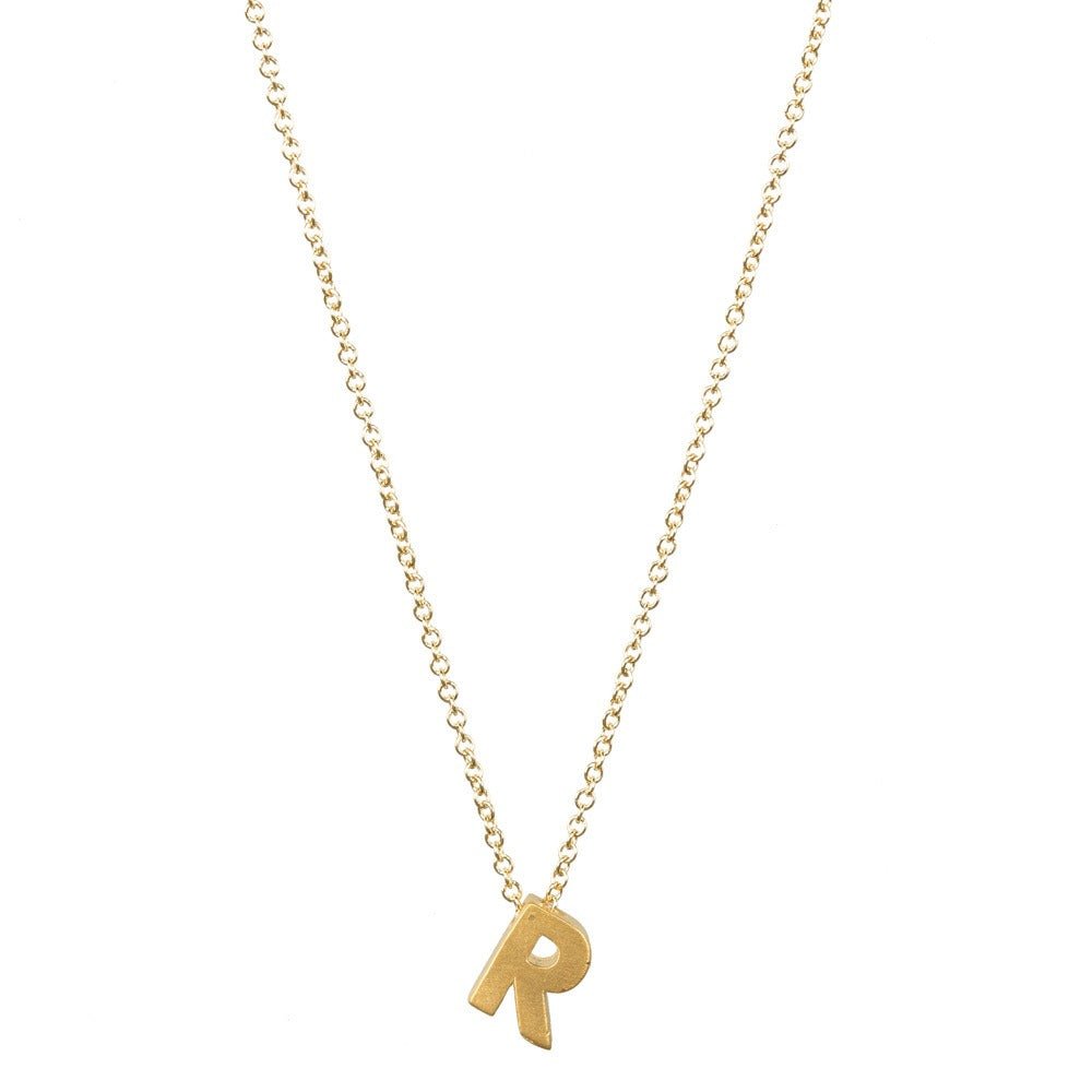 Letter Pendant Necklace - Kelly Obi New York