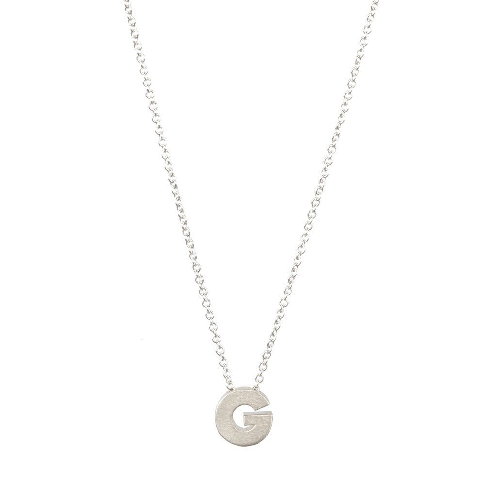 Letter Pendant Necklace - Kelly Obi New York