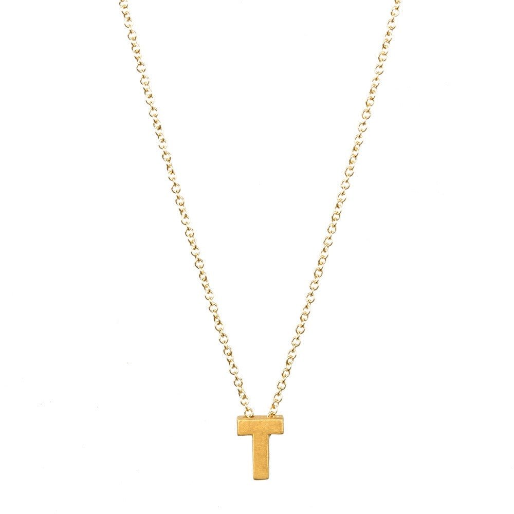 Letter Pendant Necklace - Kelly Obi New York