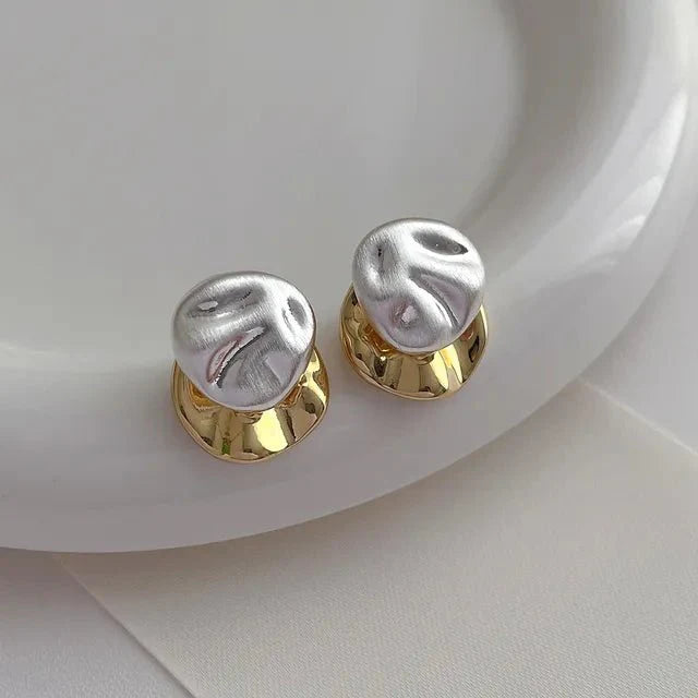 Mixed Metal Earrings - Kelly Obi New York