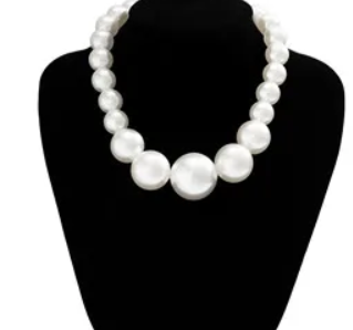 Faux Pearls Necklace/Bracelet/Earrings