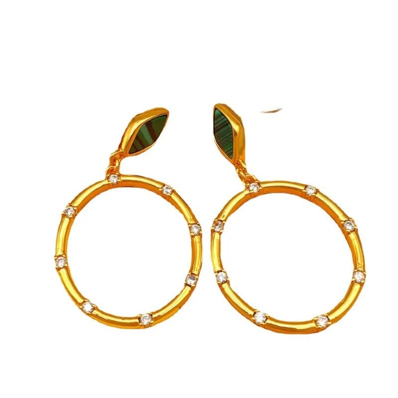 Needle Circle Earrings - Kelly Obi New York