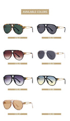 Oversized Aviator Sunglasses - Kelly Obi New York