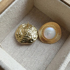 Pearl Stud Earrings - Kelly Obi New York