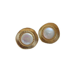 Pearl Stud Earrings - Kelly Obi New York