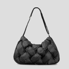 Puffy Weave Shoulder Bag - Kelly Obi New York