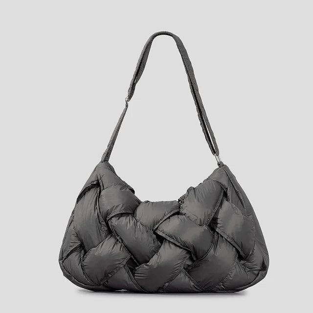 Puffy Weave Shoulder Bag - Kelly Obi New York