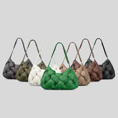 Puffy Weave Shoulder Bag - Kelly Obi New York